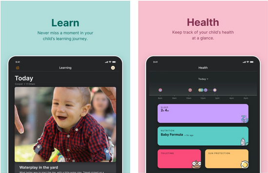 Space Xplor app for childcare
